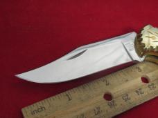 Buck Custom  David Yellowhorse  English Script Tang Stamp Model # 112 