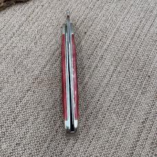 2000 CASE XX 61953 L SS 10 DOT RED JIGGED BONE RUSSLOCK FOLDING POCKET KNIFE -99