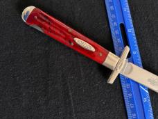 Robeson Shure Edge Red Jigged Bone Swing Guard Cheetah Queen with Box