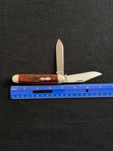 Great Eastern Cutlery GEC Tidioute 541217 Red River Acrylic Big  Jack Knife