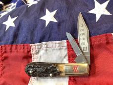 Zwilling  J A Henckels 2 Blade "Hand Forged" Barlow (HK-19-S) with Premium Stag Handles -NOS
