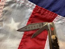 Zwilling  J A Henckels 2 Blade "Hand Forged" Barlow (HK-19-S) with Premium Stag Handles -NOS