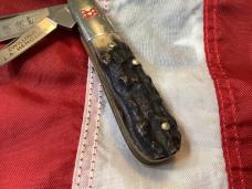 Zwilling  J A Henckels 2 Blade "Hand Forged" Barlow (HK-19-S) with Premium Stag Handles -NOS