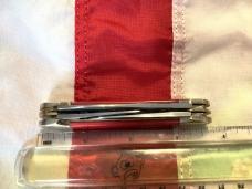 Bulldog Knife 4 Blade Canoe w/ Red Bone Handles & Frost Blade Etch -NOS