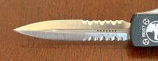 Microtech UTX-70 OTF Knife, Flat Body 01/2013, Dagger Blade, Unused 