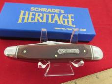 Schrade Heritage Brown  Bone Whittler Pattern # 8041