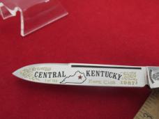 Frank Buster Fight'N Rooster Mid-Lock Stag Whittler Made for Central Kentucky  Knife Club