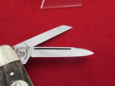 Frank Buster Fight'N Rooster Mid-Lock Stag Whittler Made for Central Kentucky  Knife Club