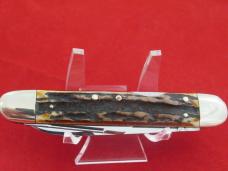 Frank Buster Fight'N Rooster Mid-Lock Stag Whittler Made for Central Kentucky  Knife Club