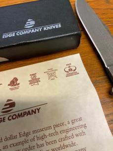 Damascus Balisong “The Edge Company” USA  New Old Stock