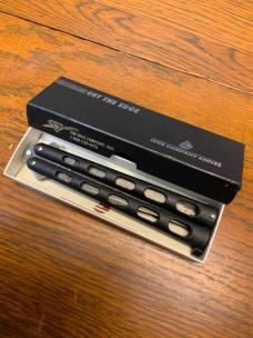 Damascus Balisong “The Edge Company” USA  New Old Stock