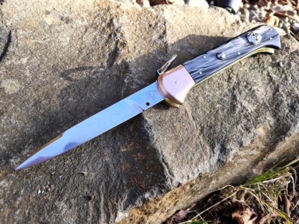 Custom 11 Inch Ring Pull by Rubens Blades in Collaboration With Dolphins Knives