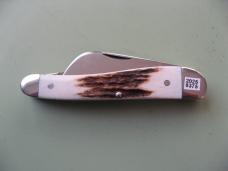   DANIELS FAMILY KNIFE BRANDS-TITUSVILLE CUTLERY-ROOSTER COMB OILED NATURAL ELK 1 OF 3