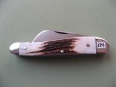   DANIELS FAMILY KNIFE BRANDS-TITUSVILLE CUTLERY-ROOSTER COMB OILED NATURAL ELK 1 OF 3