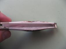   DANIELS FAMILY KNIFE BRANDS-TITUSVILLE CUTLERY-ROOSTER COMB OILED NATURAL ELK 1 OF 3
