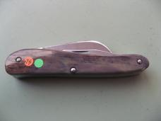   DANIELS FAMILY KNIFE BRANDS-TITUSVILLE CUTLERY-ROOSTER COMB MAMMOTH IVORY SHADOW PATTERN 1 OF 2