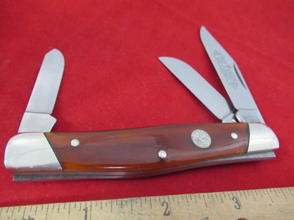 Boker Tree Brand Solingen Germany Red Smooth Bone Stockman Boker Tree Brand Solingen Germany Red Smooth Bone Stockman