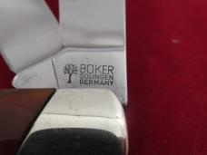 Boker Tree Brand Solingen Germany Red Smooth Bone Stockman
