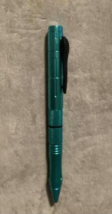 Tactical pen w/automatic knife