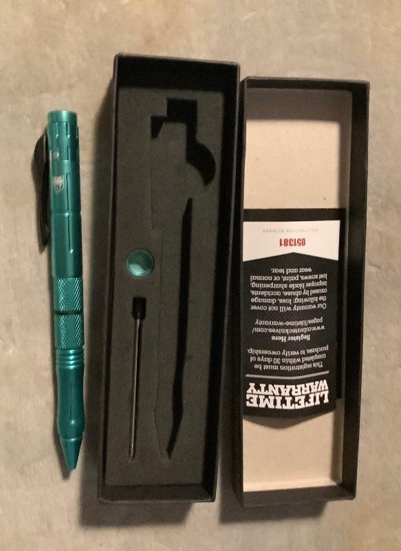 Tactical pen w/automatic knife Tactical pen w/automatic knife