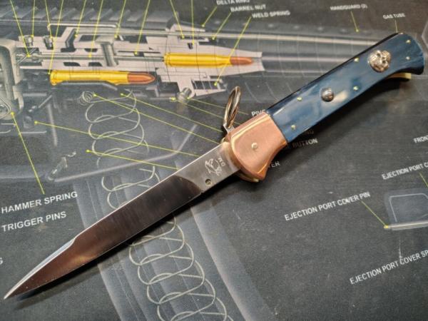 Custom 11 Inch Ring Pull by Rubens Blades in Collaboration With Dolphins Knives
