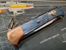 Custom 11 Inch Ring Pull by Rubens Blades in Collaboration With Dolphins Knives