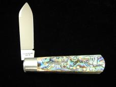 Dollar Knife Co. LVS Abalone Jack Knife from Cooper Cutlery Made in USA 2024 A-NS