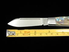 Dollar Knife Co. LVS Abalone Jack Knife from Cooper Cutlery Made in USA 2024 A-NS