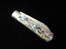 Dollar Knife Co. LVS Abalone Jack Knife from Cooper Cutlery Made in USA 2024 A-NS