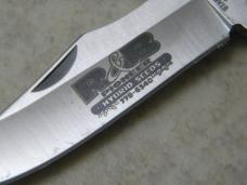 Stainless Etched "R&B Pioneer Hybrid Seeds" Lockback Knife