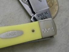 Case XX USA 4 Dot 3254 American Eagle Yellow Trapper Knife