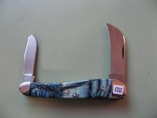   DANIELS FAMILY KNIFE BRANDS-TITUSVILLE CUTLERY-ROOSTER COMB CROSS CUT MAMMOTH IVORY 1 OF 5