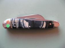   DANIELS FAMILY KNIFE BRANDS-TITUSVILLE CUTLERY-ROOSTER COMB CROSS CUT MAMMOTH IVORY 1 OF 5
