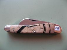   DANIELS FAMILY KNIFE BRANDS-TITUSVILLE CUTLERY-ROOSTER COMB CROSS CUT MAMMOTH IVORY 1 OF 5