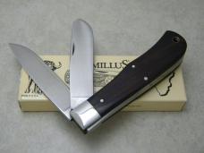 Camillus NY USA CSS-1 Wood Safari Series 375 H&H Mag Cape Buffalo Jumbo Trapper Knife in Box