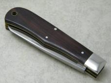 Camillus NY USA CSS-1 Wood Safari Series 375 H&H Mag Cape Buffalo Jumbo Trapper Knife in Box