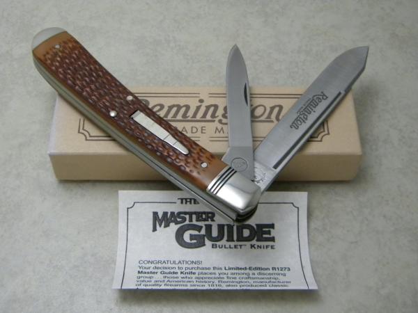Remington UMC USA 1995 R1273 Delrin Master Guide Banana Trapper Knife in Box