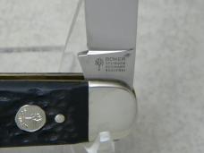 Boker Solingen Germany Rostfrei Tree Brand Classic #30 Jigged Black 1 Blade Pocket Knife in Box