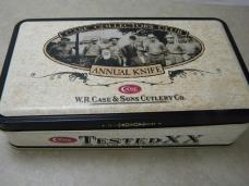 Case XX 1 Dot 61549 L Bone Case Collector's Club Lockback Knife - New in Tin