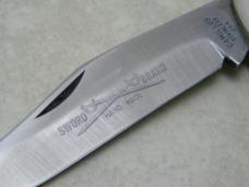 Camillus Stainless USA Sword Brand Imitation Stag #6 Folding Hunter Knife in Box