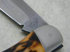 Camillus Stainless USA Sword Brand Imitation Stag #6 Folding Hunter Knife in Box