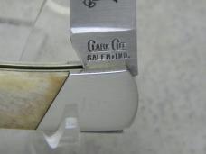 Clark Cut (Parker) Salem, IND Persimmon Festival Bone Lockback Knife 
