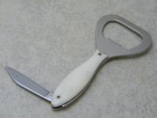 Colonial Prov. USA Drink Coca-Cola in Bottles  Advertising Bottle Opener Knife