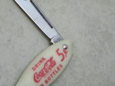Colonial Prov. USA Drink Coca-Cola in Bottles  Advertising Bottle Opener Knife
