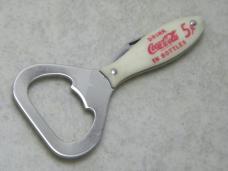 Colonial Prov. USA Drink Coca-Cola in Bottles  Advertising Bottle Opener Knife