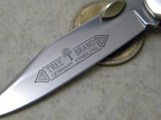 Boker Solingen Germany Stainless Tree Brand Stag Linerlock Copperhead Knife 