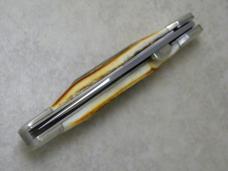 Boker Solingen Germany Stainless Tree Brand Stag Linerlock Copperhead Knife 