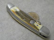 Boker Solingen Germany Stainless Tree Brand Stag Linerlock Copperhead Knife 