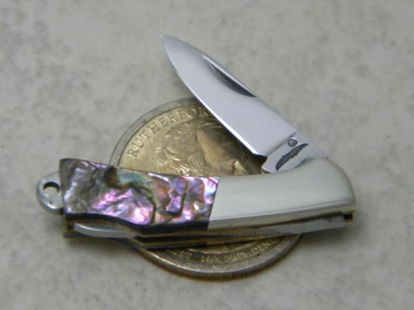 Parker Japan Abalone Pearl Miniature Lockback Knife