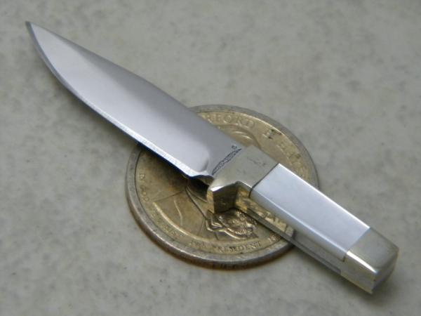 Parker Japan Pearl Miniature Fixed Blade Bowie Knife Parker Japan Pearl Miniature Fixed Blade Bowie Knife
